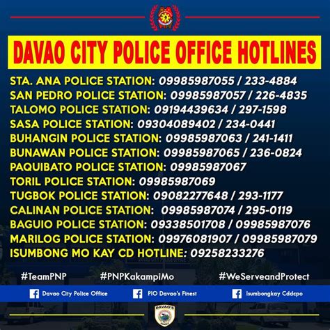 KINDLY SAVE OUR HOTLINES STA. .